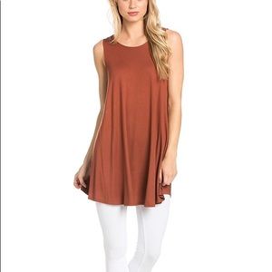 Burt Orange Tank Top